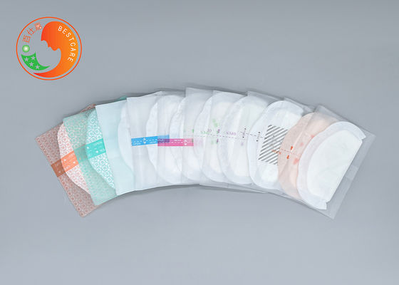 Anti Overflow Disposable Breast Feeding Pads With Side Leak Guard 3D Honeycomb Layer