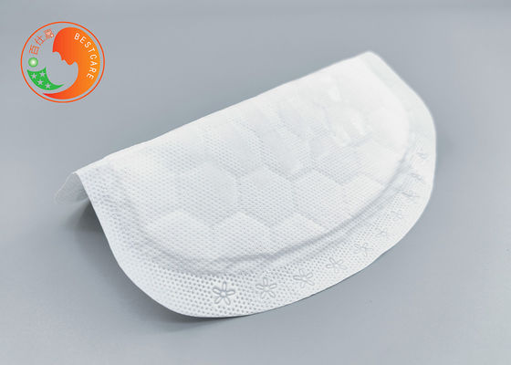 Anti Overflow Disposable Breast Feeding Pads With Side Leak Guard 3D Honeycomb Layer