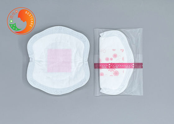 Pink Inner Core Disposable Nursing Pads Anti Bacteria Fast Absorbing Breast Milk