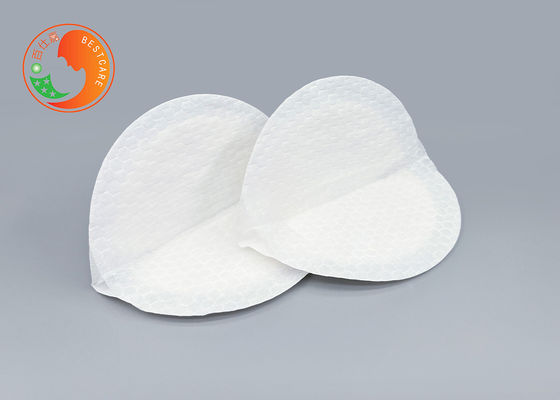 Elastic Free Disposable Nursing Breast Pads Round Shape Breast Milk Collection