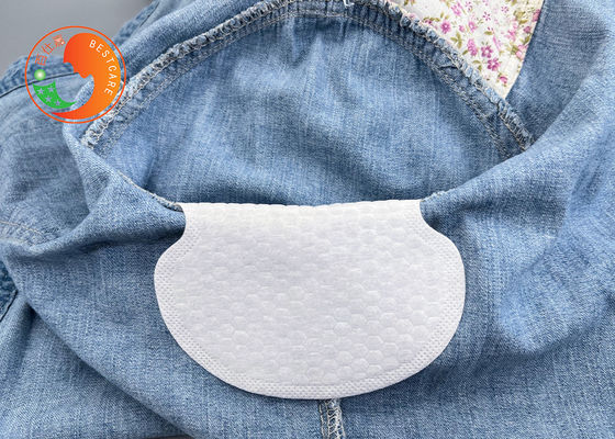 Sweat Proof Disposable Armpit Pads Easy Remove Anti Perspirant Privatle Label