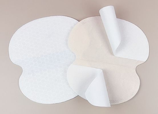 Hygienic Disposable Sweat Shields Non Woven Fabric For Travelling Office Sports Pads