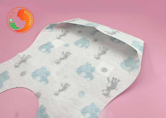 Eating Disposable Baby Bibs ECO Friendly Neck Adjustable Non Washable Bibs Disposable