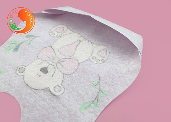 Leak Proof Disposable Baby Bibs Organic Cotton Food Grade Custom Disposable Bibs