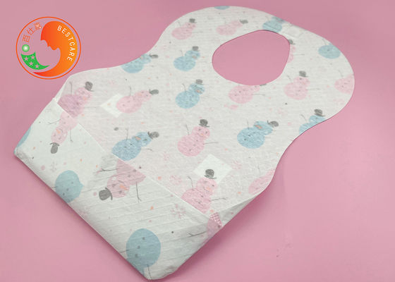 Pattern Printing Disposable Baby Bibs Non Woven Fabric Disposable Bibs