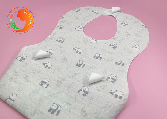 BPS BPA Free Custom Disposable Bibs Soft Care Dryness Sensitive Skin Anti Slip