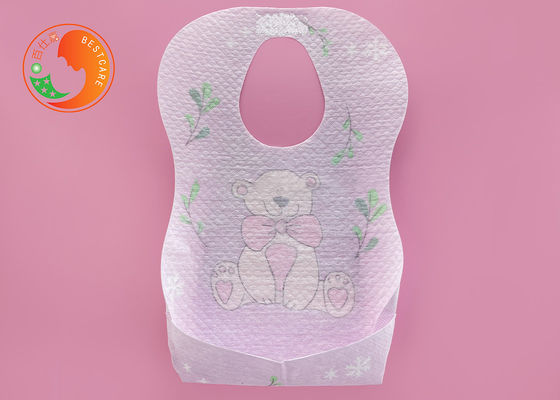 Leak Proof Disposable Baby Bibs Organic Cotton Food Grade Custom Disposable Bibs