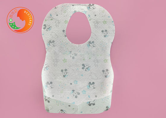 Comfortable Disposable Baby Bibs Hygienic Fluoresce Free Baby Bibs