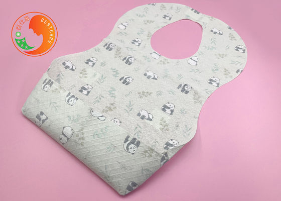 BPS BPA Free Custom Disposable Bibs Soft Care Dryness Sensitive Skin Anti Slip