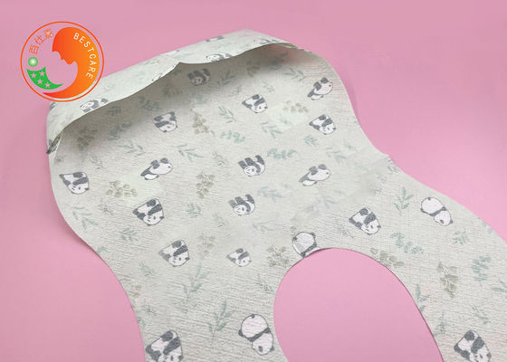 BPS BPA Free Custom Disposable Bibs Soft Care Dryness Sensitive Skin Anti Slip