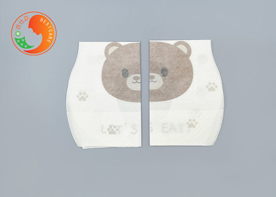 Feeding Food Disposable Baby Bibs Cartoon Waterproof Food Catcher Bibs