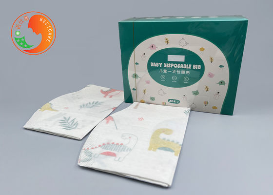 Unisex Disposable Feeding Baby Bibs highly Absorbent Daily Mealtime Use