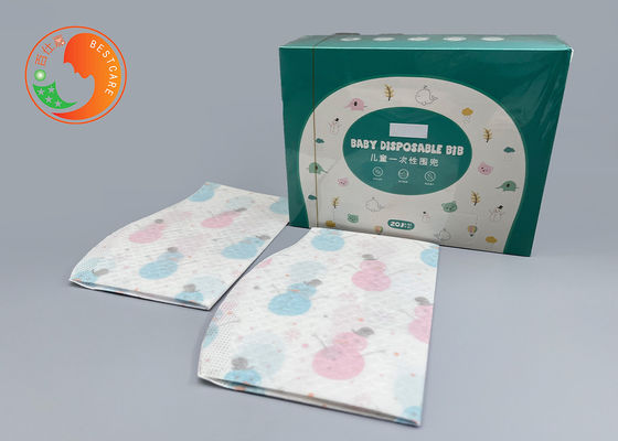 Pattern Printing Disposable Baby Bibs Non Woven Fabric Disposable Bibs
