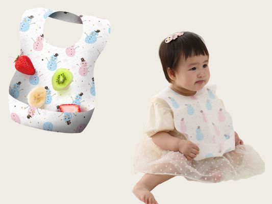 Eco Friendly Customized Disposable Baby Bibs Boy Girl Private LOGO Colorful
