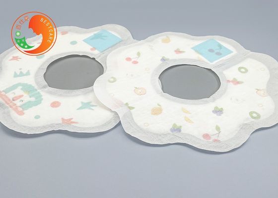 Circular Fancy Disposable Absorbent Dribble Bibs SAP Kids Teething Stay Dry