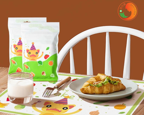 Convenient Decorative Disposable Placemats BPS BPA Free Disposable Eating Mats