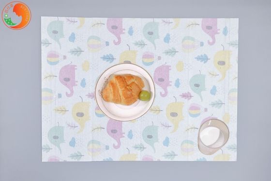 Dinner Disposable Paper Placemats Mess Free Anti Skidding Easy Clean Up