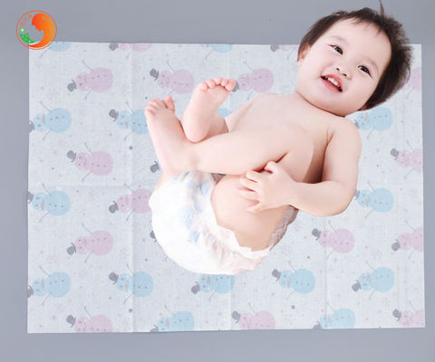 Large Size Disposable Baby Changing Pads Folding Non Woven Fabric