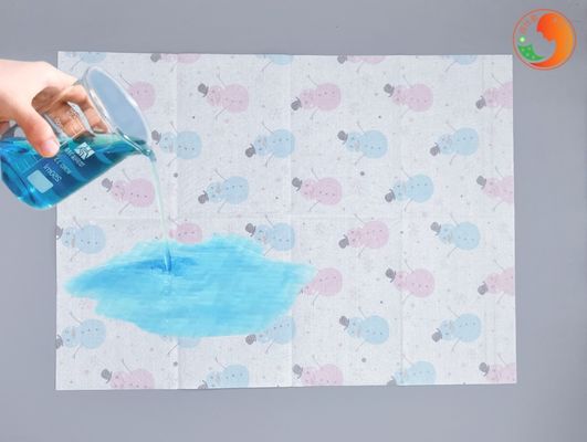 Large Size Disposable Baby Changing Pads Folding Non Woven Fabric