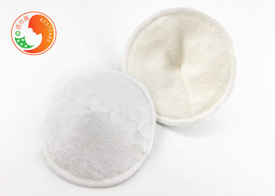 Soft Washable Breast Pads Postpartum Leaking Shields Bamboo Reusable Nursing Pads