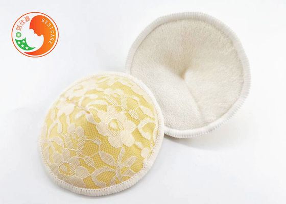 Lace Reusable Breast Pads Sensitive Skin Feminie Lacation Breathable Anti Bacterial Odor