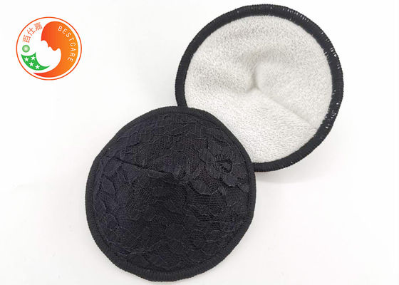 Lace Reusable Breast Pads Sensitive Skin Feminie Lacation Breathable Anti Bacterial Odor