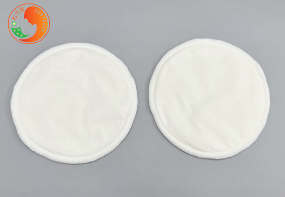 Non Sensitive Washable Breast Pads Natural Cotton Bamboo Reusable Breast Pads