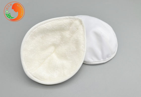 Drop Shape Washable Breast Pads Milk Feeding OEM Reusable Nipple Pads