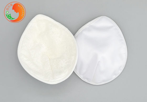 Drop Shape Washable Breast Pads Milk Feeding OEM Reusable Nipple Pads