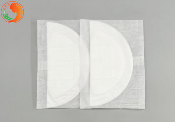 Round Shape Disposable Breast Pads Nipple Milk Cover Customize Brand Breathable Silky Soft