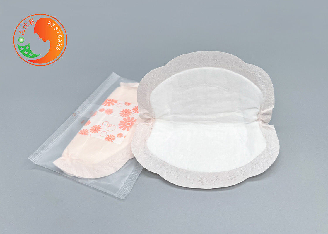 Skin Color Disposable Breast Feeding Pads Big Size 3D Shape Anti Leaking