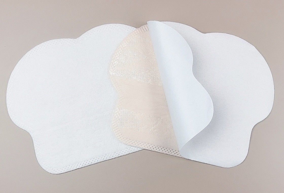 Customized Disposable Sweat Absorbing Pads Eco Friendly Armpit Sweat Pads
