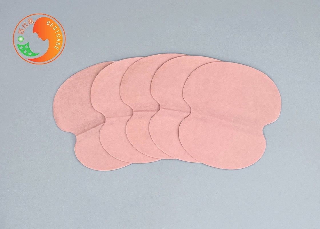 Unisex Thin Disposable Armpit Sweat Pads Customized Biodegradable Perspiration
