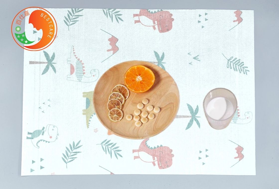 Children Colorful Disposable Placemats Baby Lunch Snack Eco Friendly Travelling