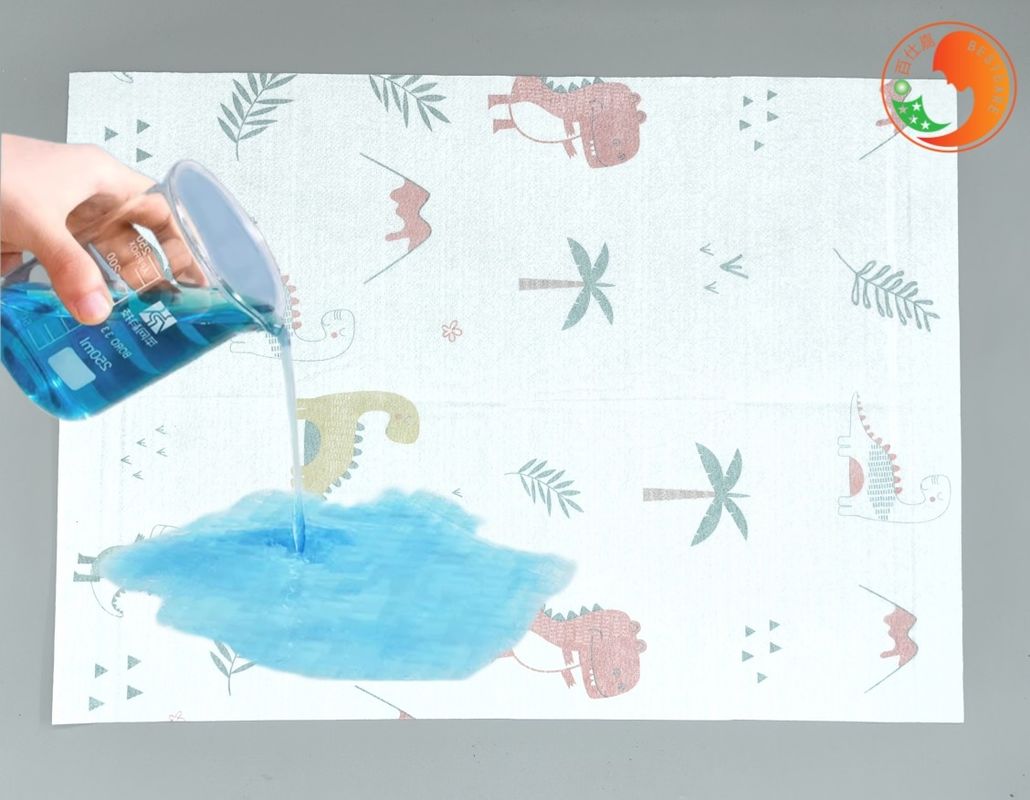 Leak Proof Disposable Diaper Changing Pads Hygienic Preventing Mess For Baby