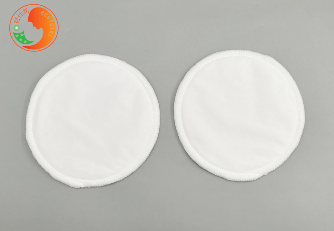 Non Sensitive Washable Breast Pads Natural Cotton Bamboo Reusable Breast Pads