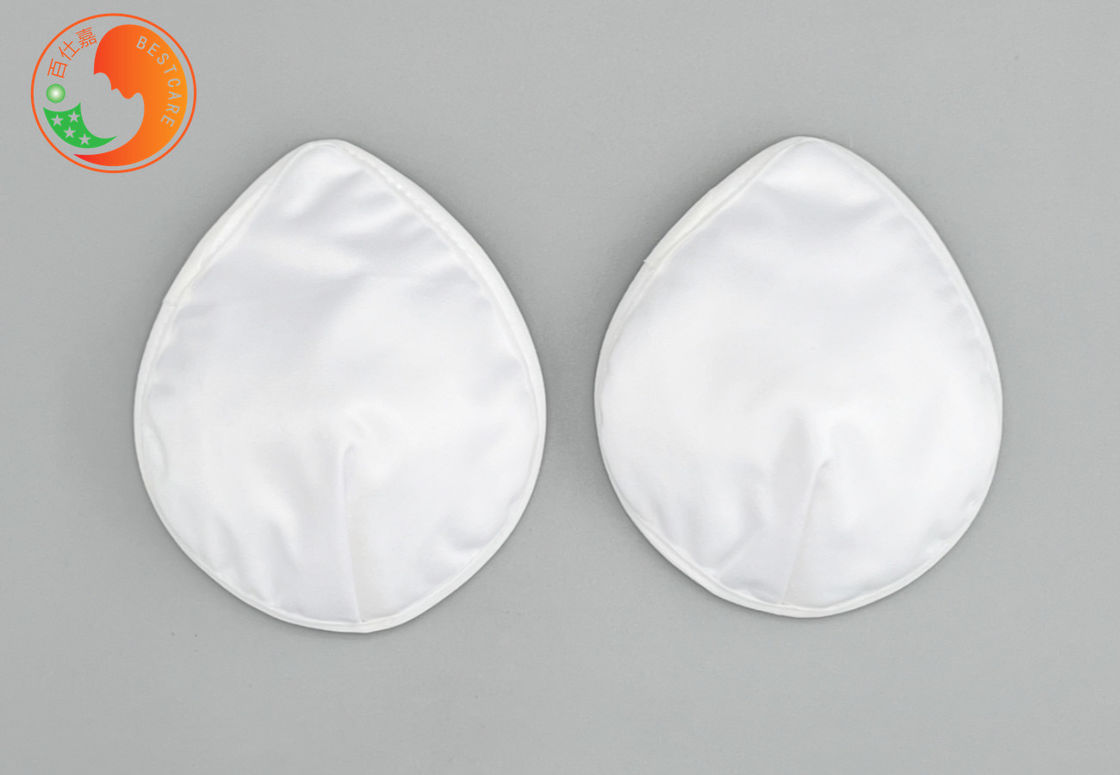 Drop Shape Washable Breast Pads Milk Feeding OEM Reusable Nipple Pads