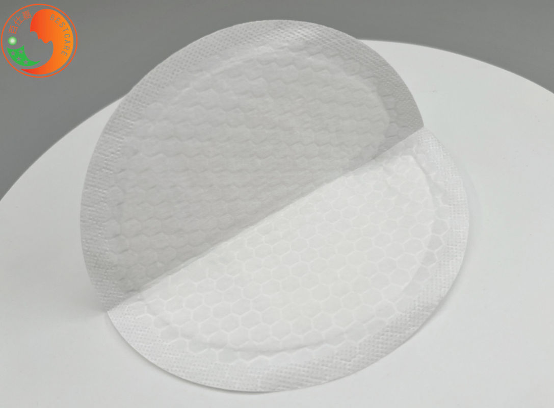 Round Shape Disposable Breast Pads Nipple Milk Cover Customize Brand Breathable Silky Soft